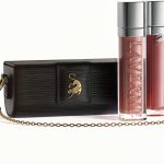 لافيرن مجموعة ملمع شفاه فاخرة مع حافظة سلسلة، ريميمبر مي اند سعودي ليدي، مجموعة من قطعتين مع حافظة جلدية سوداء