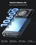 ⁦اوكتيل جوال WP36 متين غير مقفل 2024-10600mAh، جوال 16GB+128GB، شاشة 6.55 انش، مكبر صوت 128 ديسيبل، كاميرا 13MP 4G ثنائي شرائح الاتصال، اندرويد 13، مقاوم للماء، NFC/OTG/GPS/T-Mobile⁩ - الصورة ⁦2⁩