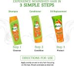 ⁦فاتيكا ناتشرالز زيت شعر غني باللوز + شامبو معالج للرطوبة + بلسم + بديل الزيت (4 × 200 مل) | للشعر الجاف المجعد | عبوة اقتصادية كاملة للعناية بالشعر⁩ - الصورة ⁦7⁩