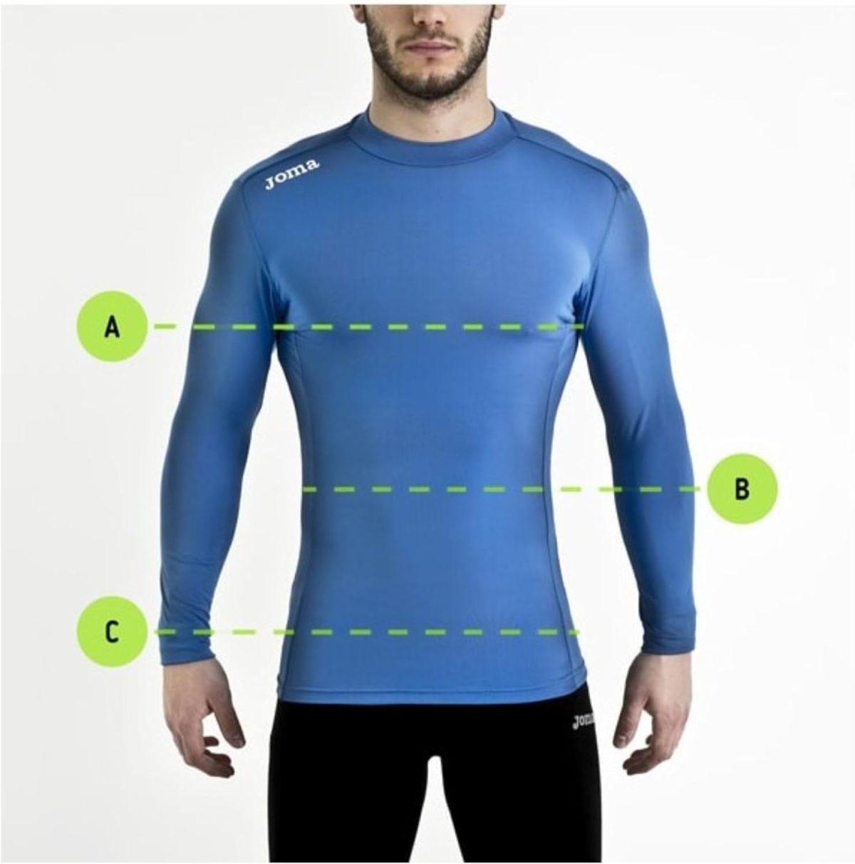 ⁦تي شيرت رجالي 100052.700 Joma 100052.700 بأكمام قصيرة - أزرق/رويال، 2X-Small⁩ - الصورة ⁦6⁩