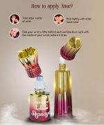 ⁦عطر شانايا فاخر للجنسين خال من الكحول بنسبة 100% ويدوم طويلا من عادل قادري، عطر طبيعي مقطر (6 مل)⁩ - الصورة ⁦6⁩