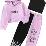 بنطلون رياضي للبنات الصغيرات من اكسوميتي (عبوة من قطعة واحدة)