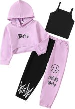 بنطلون رياضي للبنات الصغيرات من اكسوميتي (عبوة من قطعة واحدة)