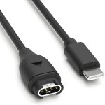 كيبل شحن USB C من سينواك متوافق مع ساعة جارمين فينكس 5 5S 5X بلس 6 6S 6X برو 7 7S 7X، فوررنر 745 935 945 45 45S 245 ميوزيك، انستنكت، ابروتش S10 S40 S60 S12 S42