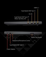 ⁦HP لابتوب العاب فيكتوس 15.6 انش FHD، معالج AMD رايزن 7 5800H ثماني النواة، انفيديا جيفورس RTX 3050 Ti، 16GB RAM 512GB SSD، بلوتوث، HDMI، كاميرا ويب، ويندوز 11 هوم، اسود⁩ - الصورة ⁦3⁩