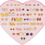 اقراط عصرية مرصعة باللآلئ متعددة الالوان معدنية غير ثمينة للنساء من شايننج ديفا - مجموعة ازواج كومبو من 36 قطعة, 1, غير قابل للتطبيق