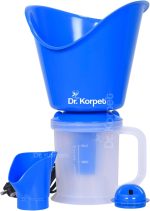 جهاز بخار 3 في 1 للسعال والبرد والوجه وجهاز استنشاق بالبخار للبرد والسعال - ازرق