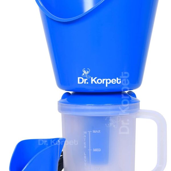 جهاز بخار 3 في 1 للسعال والبرد والوجه وجهاز استنشاق بالبخار للبرد والسعال - ازرق