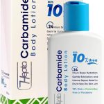 لوشن الجسم هيبتا كارباميد مع 10% من اليوريا والسيراميد - مرطب مكثف للبشرة الجافة الى الجافة جدا - ترطيب عميق لمدة 24 ساعة، تقشير، خالي من البارابين، سريع الامتصاص، 120 مل