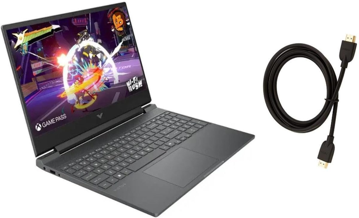 HP لابتوب العاب فيكتوس 15.6 انش 144Hz FHD | انتل كور i5-13420H | انفيديا جيفورس RTX 3050 | كوبايلوت | اضاءة خلفية | فضي | 8GB RAM | 512GB SSD | ويندوز 11 هوم | حزمة مع كيبل HDMI