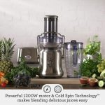 ⁦ساج - عصارة نوتري كولد بلس، 1200 واط، ابريق سعة 2 لتر مع فتحة عريضة اضافية واعدادين للسرعة - اصدار الامارات العربية المتحدة، ضمان لمدة عامين من الشركة المصنعة⁩ - الصورة ⁦3⁩