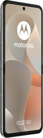 ⁦موتورولا جوال رازر 60 ثنائي شرائح الاتصال بذاكرة روم 256GB وذاكرة RAM 8GB (جي اس ام | سي دي ام ايه) هاتف ذكي 5G مفتوح من المصنع (اخف سماوي) - اصدار عالمي⁩ - الصورة ⁦3⁩
