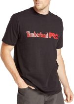 ⁦تيشرت بتصميم بيس بليت للرجال يتميز بكم قصير ولوجو على الصدر من تيمبرلاند برو⁩ - الصورة ⁦4⁩