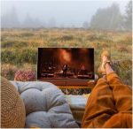 ⁦شاشة ذكية محمولة 24 انش مع تلفزيون جوجل، لايف 24P100 سلسلة كومبانيون 1080P FHD، شاشة غير لامعة، HDR10، صوت دولبي، LED، بلوتوث، كروم كاست ومساعد جوجل⁩ - الصورة ⁦6⁩