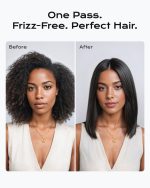 ⁦مكواة فرد الشعر المسطحة من فانيسا برو، مكواة مسطحة من التيتانيوم النقي بنسبة 100% لتمريرة واحدة للحصول على مظهر أنيق، تتجعد بشكل جميل وتفردها بشكل جيد - 2 انش⁩ - الصورة ⁦4⁩