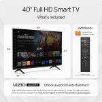 ⁦فيزيو تلفزيون ذكي 40 بوصة سلسلة V LED FHD 1080p متوافق مع بلوتوث، مع HDR / HDR10 HLG، اير بلاي 2، كروم كاست مدمج، HDMI VRR ودي تي اس فيرتشوال اكس (VFD40M-0810)⁩ - الصورة ⁦2⁩