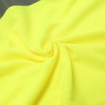 ⁦ال اند ام تي شيرت Hi Vis Class 3 عاكس للضوء السلامة باللون البرتقالي الليموني قصير الأكمام عالي الوضوح، الجزء السفلي أسود⁩ - الصورة ⁦3⁩