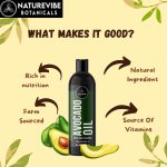 ⁦ناتشر فايب بوتانيكالز زيت افوكادو 200 مل نقي وطبيعي 100% رائع للعناية بالبشرة والشعر⁩ - الصورة ⁦3⁩