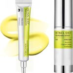 معزز شد الشبكية فيتا-ايه من اوسيهايف - سيروم لتنقية المسام وتكبير البشرة مع حمض الهيالورونيك والريتينول والببتيد | ترطيب عميق وعلاج تجديد البشرة (مجموعة خلاصة كريم العيون)