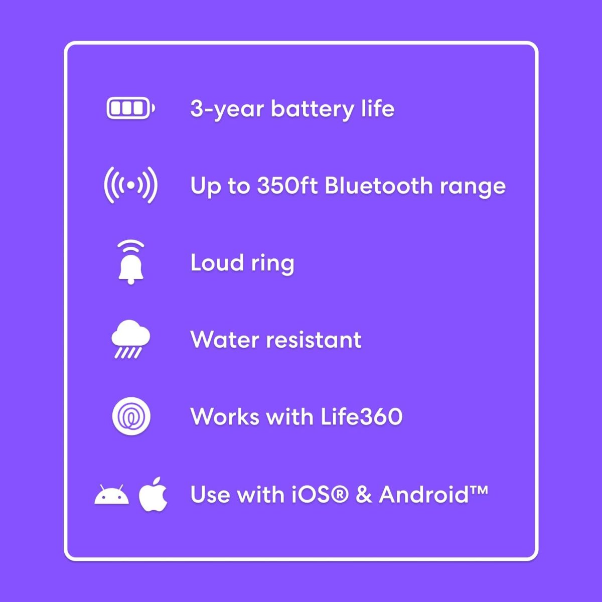 ⁦تايل من لايف 360 اسنشيالز - متتبع بلوتوث وموقع العناصر للمفاتيح والمحافظ واجهزة التحكم عن بعد والمزيد؛ يمكنك العثور بسهولة على جميع اشيائك. متوافقة مع اي او اس واندرويد. عبوة من 4 قطع (ماتس/سليم/ستيكر⁩ - الصورة ⁦7⁩
