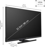 ⁦تلفزيون كيو ال اي دي 32 بوصة من جيه في سي، تلفزيون سمارت فيرنسير FHD بنظام اندرويد (HDR، موالف ثلاثي، بلوتوث) LT-32VQF545A [انرجي كلاس اي] (LT-32VQF545A)⁩ - الصورة ⁦3⁩