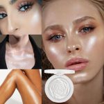 ⁦evpct Pearl White Silver Face Highlighter Makeup, White Shimmer Glitter Diamond Sparkly Highlighters Makeup Eyeshadow Palette Powder for Face Body Cheek Skin, inner Corner Eye Highlighter Make up 01⁩ - الصورة ⁦2⁩