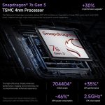 ⁦شاومي موبايل ريدمي نوت 10 5G، شريحتين اتصال، 64 جيجابايت، ذاكرة رام 4 جيجابايت، شبكة الجيل الخامس، رمادي جرافيت⁩ - الصورة ⁦7⁩