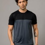 تيشيرت رياضي بقصة عادية وقبة دائرية للرجال من فيوزفيت، مناسب لصالة الالعاب الرياضية والتدريب