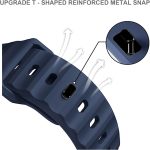 ⁦سوار ساعة رياضي متوافق مع سوار ساعة الترا 49 ملم 45 ملم 44 ملم 42 ملم للرجال، اساور معصم بديلة من السيليكون الناعم المقاوم للماء لسلسلة ساعات 8 7 6 5 اس اي الترا⁩ - الصورة ⁦3⁩