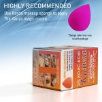 ⁦كنزا - كريم نيو ماجيك بيوتي للبشرة الجافة | كريم للوجه والجسم لجميع الاغراض مع اسفنجة توزيع | تبييض المفاصل الداكنة | كريم اساس واقي من الشمس | ظل تبييض فوري | 30 غرام⁩ - الصورة ⁦7⁩