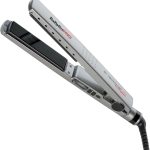 بيبي ليس برو مكواة فرد الشعر بتقنية اي بي وتقنية ايونية 5.0 مثالية للاستخدام اليومي ومناسبة لجميع انواع الشعر