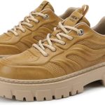 حذاء مارتن عصري كاجوال خفيف الوزن للرجال من سكاي فيو، حذاء رياضي للمشي لمسافات طويلة، حذاء رياضي مكتنز للرجال