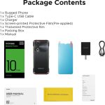 ⁦دوجي جوال بليد 10 قوي غير مقفل 24GB+256GB/2TB 10300mAh، جوال اندرويد 14 6.6 انش HD + 90Hz كاميرا 50MP و3 فتحات للبطاقات/فتح الوجه/بصمة الاصبع/NFC/Wi-Fi6E/IP69K⁩ - الصورة ⁦8⁩