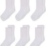 Jefferies Socks Girls' Half-Cushion Seamless Socks (Pack of 6)