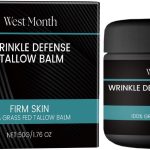 كريم تالو لحم البقر للرجال - بلسم تالو لحم البقر الطبيعي للترطيب بالنياسيناميد والكولاجين، مضاد للشيخوخة، مضاد للتجاعيد، كريم وجه لحم بقري تالو