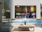 ⁦تلفزيون ذكي مقاوم للماء 43 بوصة من سيلفوكس، 4 كيه، HDR 10، مقاوم للعوامل الجوية، 1000 وحدة مضيئة في البكسل، مساعد صوتي للتحكم عن بعد لمنطقة الشمس الجزئية (ديك برو 2.0، احدث موديل)⁩ - الصورة ⁦2⁩