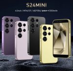 ⁦جوال ميني ميني S24 برو ماكس ثنائي شرائح الاتصال الجيل الثالث 2GB 16GB 3 انش 1000mAh اصغر هاتف ذكي صغير من ميني (ذهبي نجوم)⁩ - الصورة ⁦2⁩