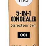 ريفلون كونسيلر سكين اويكن 5 في 1 من كولور ستاي، مكياج وجه كريمي خفيف الوزن يدوم طويلا مع الكافيين وفيتامين سي للعيوب والهالات السوداء والاحمرار، 001 محايد عالمي، 0.21 اونصة سائلة