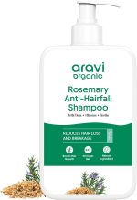 ارافي اورجانيك شامبو مضاد لتساقط الشعر من روزماري | شامبو روزماري لنمو الشعر والتحكم في تساقط الشعر | شعر اقوى حتى 94% | خالٍ من الكبريتات للرجال والنساء | لجميع انواع الشعر | 200 مل