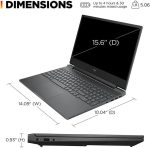 ⁦HP لابتوب العاب فيكتوس 15.6 انش 144Hz FHD | انتل كور i5-13420H | انفيديا جيفورس RTX 3050 | كوبايلوت | اضاءة خلفية | فضي | 8GB RAM | 512GB SSD | ويندوز 11 هوم | حزمة مع كيبل HDMI⁩ - الصورة ⁦4⁩