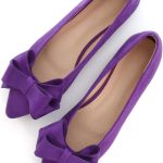 حذاء باليه مريح سهل الارتداء من الجلد الطبيعي بكعب منخفض للنساء