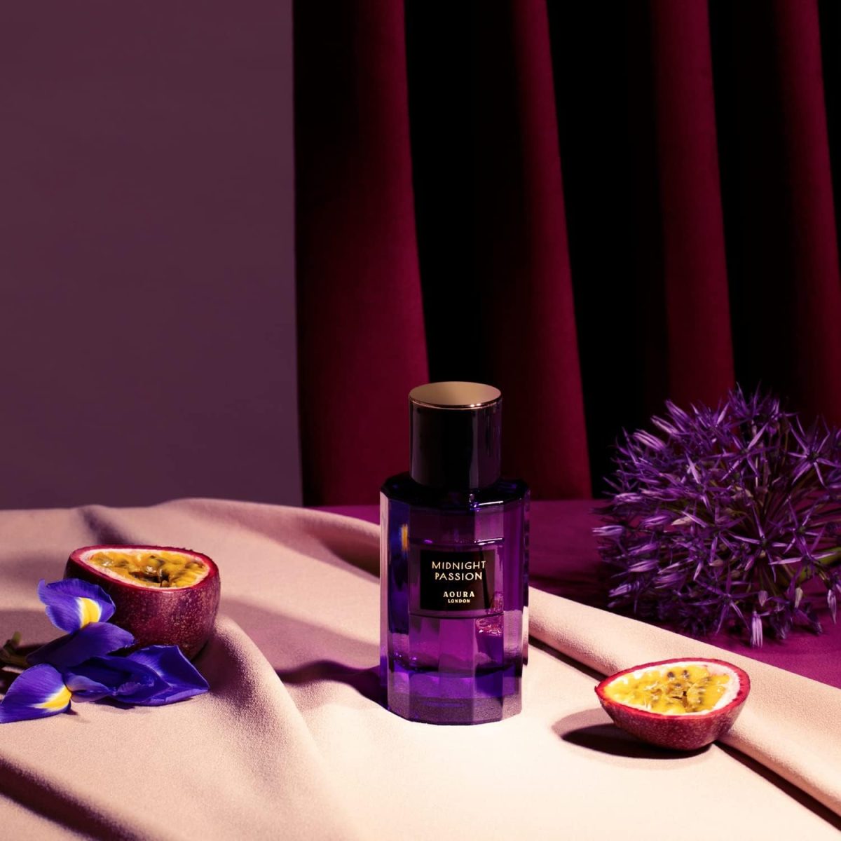 ⁦او دي بارفان ميدنايت باشن من اورا لندن - عطر زهري منعش آسر للنساء، يثير الكثافة والأناقة مع جاذبية تدوم طويلا، مثالي للارتداء النهاري والليلي، 100 مل⁩ - الصورة ⁦3⁩