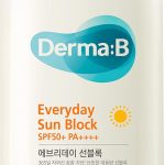 ديرما بي واقي من الشمس بحجم كبير من ايفريداي صن بلوك بعامل وقاية من اشعة الشمس 50+ PA++++ 6.71 اونصة سائلة، مرطب خفيف الوزن وسريع الامتصاص بعامل حماية من اشعة الشمس، غير لاصق للبشرة الندية، لوشن