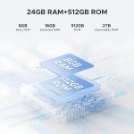 ⁦دوجي جوال S119 (2025) متين مفتوح 24GB+512GB/TF 2TB اندرويد 14 بشاشة خلفية 1.35 انش، بطارية 10200mAh/33 واط، 6.7 انش FHD+، رؤية ليلية 100MP+20MP، NFC/فتح مزدوج/3 فتحات بطاقات/OTG⁩ - الصورة ⁦4⁩