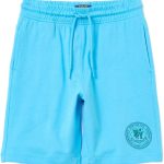 OVS شورت برمودا قطيفة برباط وطباعة للاولاد 2043571-AZURE