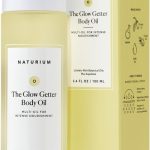 ناتشورال زيت الجسم ذا جلو جيتر، زيوت متعددة لتغذية مكثفة، تركيبة مرطبة ومرطبة، نباتي ولم يختبر على الحيوانات، 3.4 اونصة