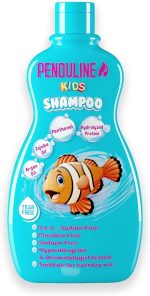 بيندولين شامبو للاطفال ازرق | للشعر الجاف | تنظيف لطيف والتحكم في تجعد الشعر | مغذي وترطيب | 65 مل