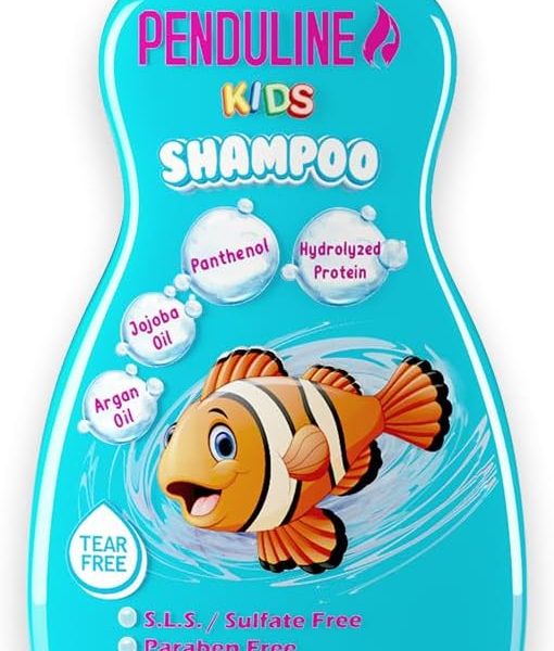 بيندولين شامبو للاطفال ازرق | للشعر الجاف | تنظيف لطيف والتحكم في تجعد الشعر | مغذي وترطيب | 65 مل