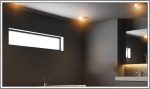 إليكسونج تلفزيون ذكي جوجل ميرور 43 بوصة مع جهاز تحكم صوتي باضاءة LED وجهاز تحكم عن بعد وشاشة 4K UHD وواي فاي وتطبيقات مدمجة - لمحطة المكياج والسبا وموالف ايه تي اس سي ودي تي في