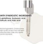 ⁦سيروم ال جلوتاثيون لتفتيح البشرة وموازنة لون البشرة وتحسين مرونتها مع حمض الهيالورونيك وحمض الساليسيليك وحمض الكوجيك من ايه ايه ألموس، 30 مل، عبوة من قطعة واحدة⁩ - الصورة ⁦3⁩